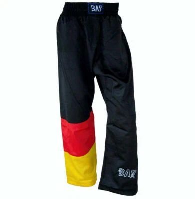 BAY® Kickboxhose Thaiboxhose Hose Kickboxen Satinhose Germany Deutschland BRD - Bild 1 von 4