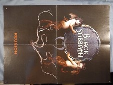 BLACK SABBATH -REUNION/ALICE IN CHAINS     MAGAZINE DOUBLE SIDE  POSTER  24X16