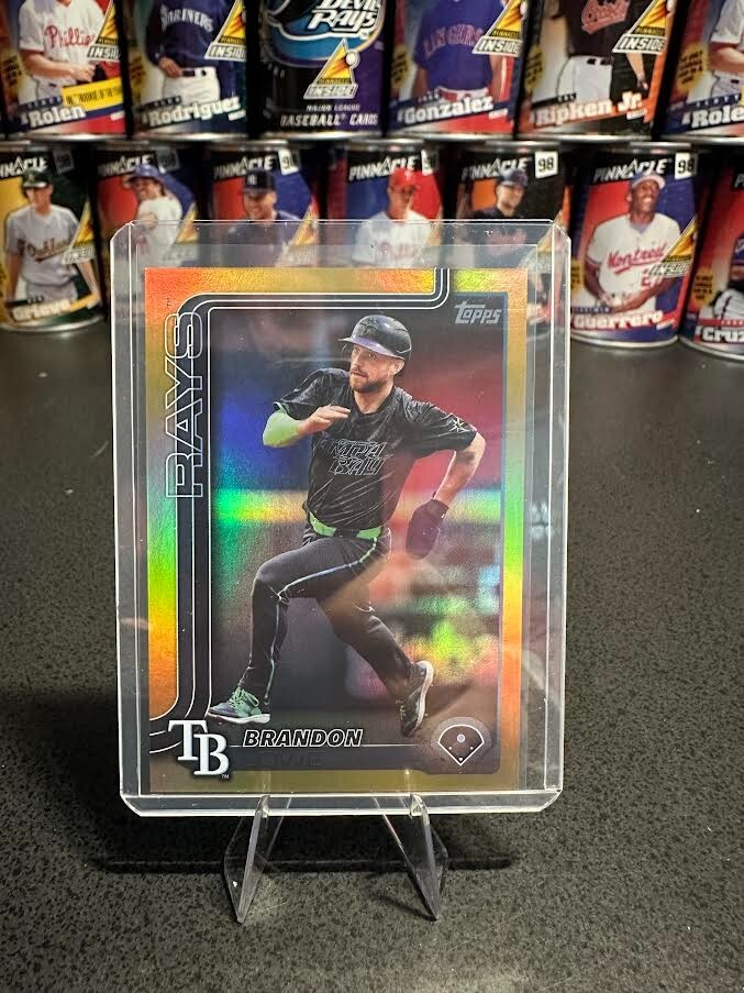 2025 Topps Series 1 Brandon Lowe Gold /50