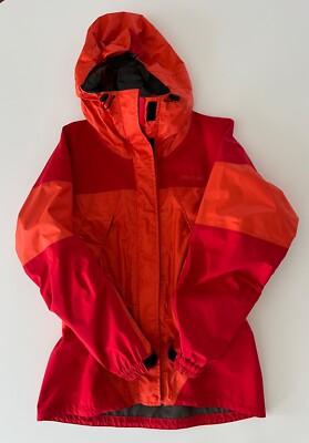 Vintage Marmot Women's Gore-Tex 3-Layer Shell Jacket Size M Waterproof Hooded