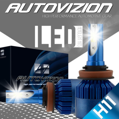 2x CREE LED Low Beam H11 Headlights Headlamp Bulbs 388W 6000K HID Conversion Kit