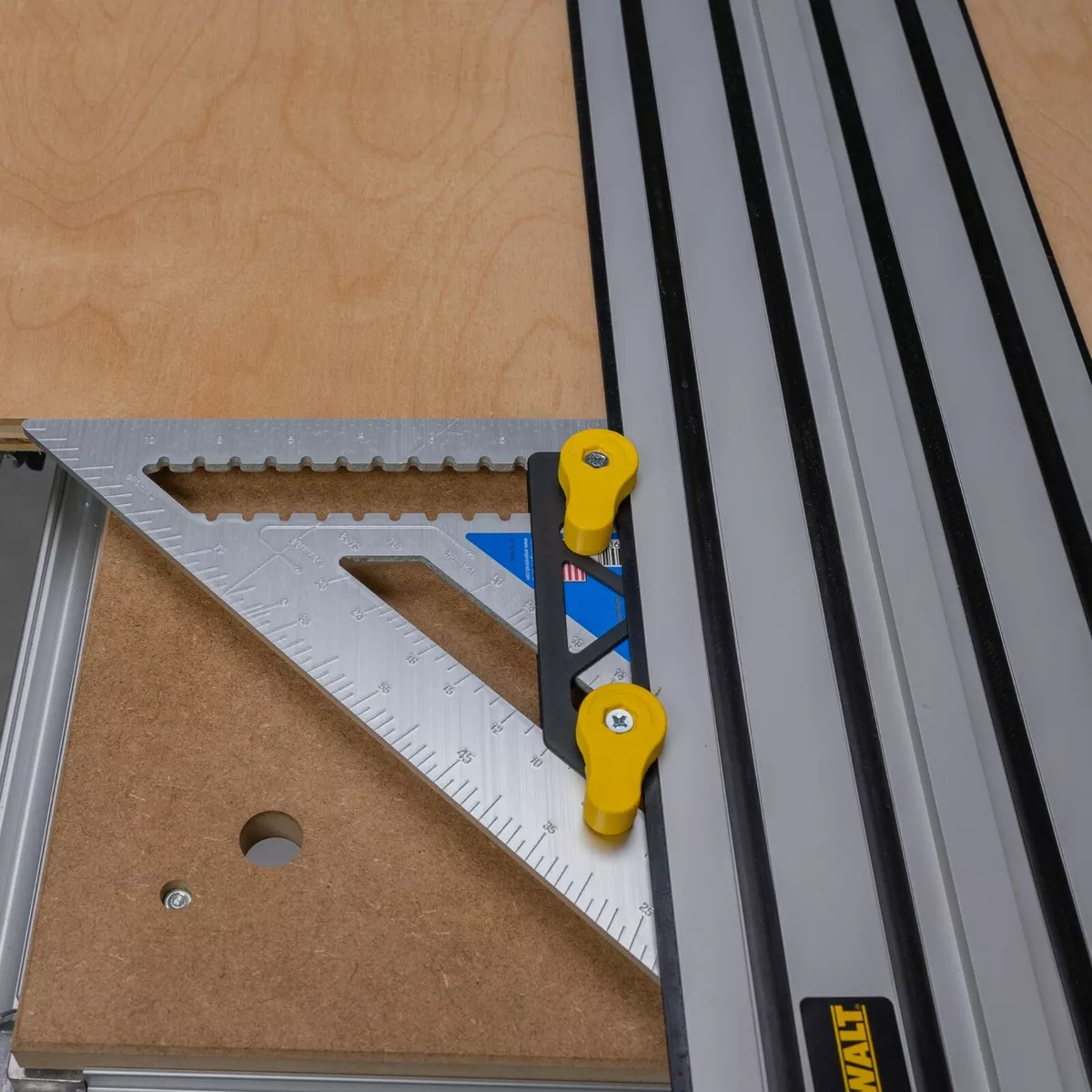 Dewalt guide rail kit clearance