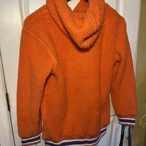 Women's G-III 4Her by Carl Banks Orange Clemson Tigers Game Over Sherpa Pullover - Picture 5 of 5