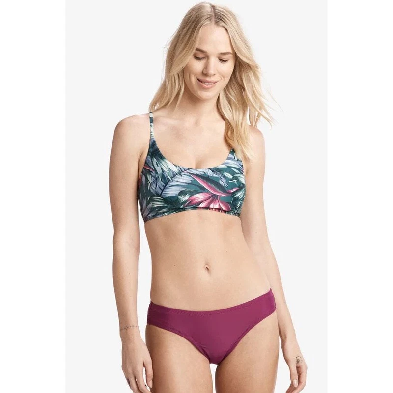 lole tanami fiji island rainforest floral tank-bra