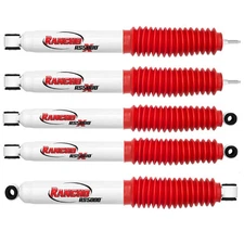 Rancho RS5000X Gas Shocks Front/Rear & RS5000 Steering Damper for F250 F350 4WD