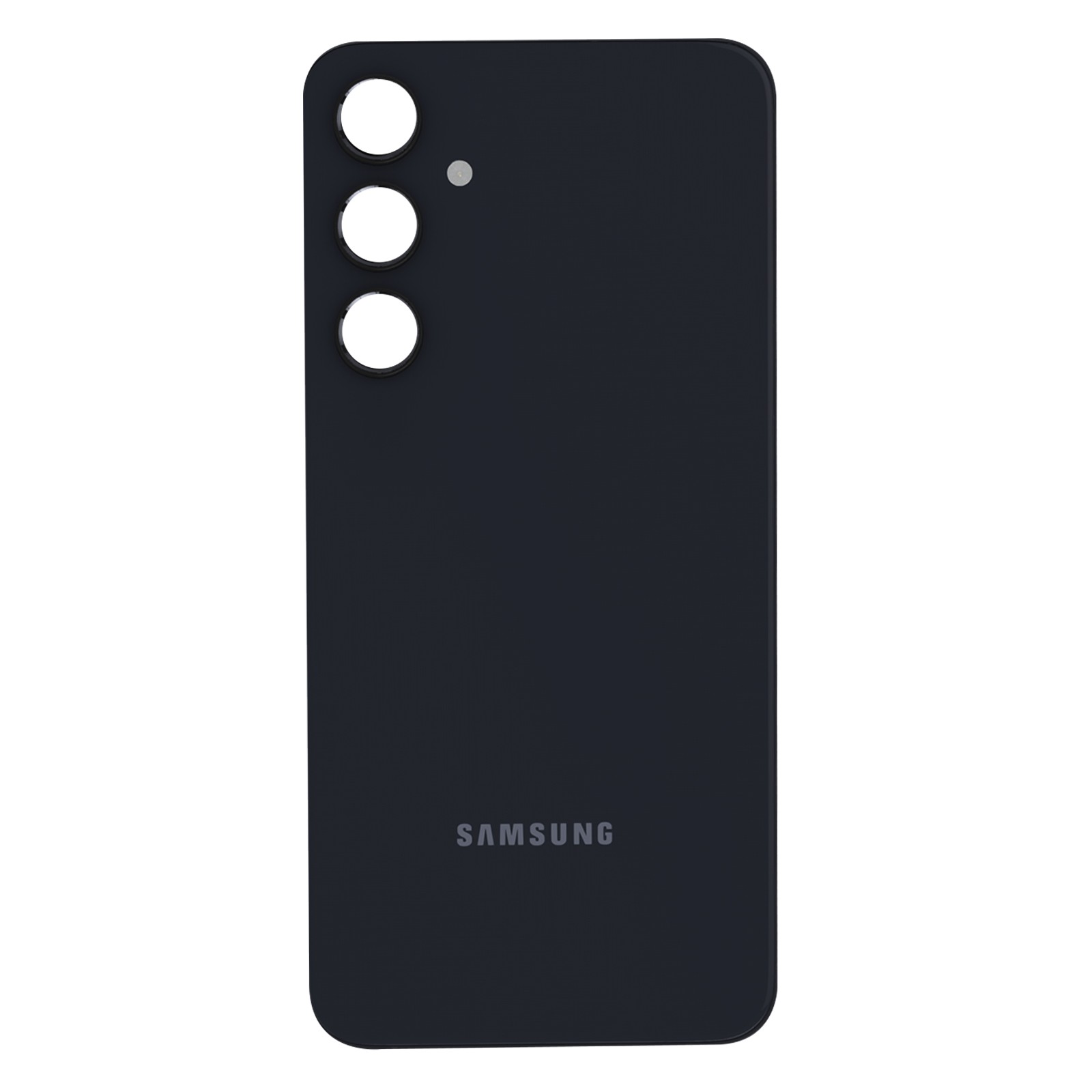 Vitre arrière Samsung Galaxy A55 Noir pièce de rechange face dorsale Clappio