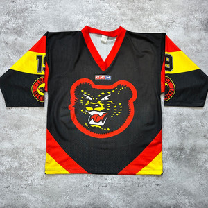 Maillot Hockey Sur Glace Italie #18 De Toni - Authentique - Rare - Fabriqué Canada