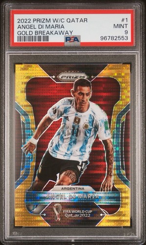 Angel Di Maria [Breakaway Gold] #1 2022 Panini Prizm World Cup card