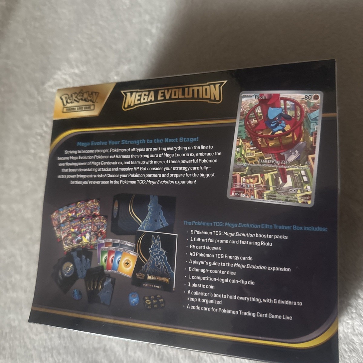 Pokemon TCG Mega Evolution Lucario ETB Elite Trainer Box Sealed | eBay Pokemon TCG Mega Evolution Lucario ETB Elite Trainer Box Sealed | eBay