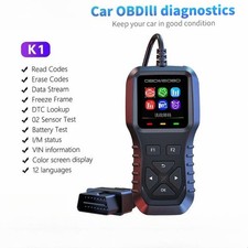 Color Screen OBD2 Diagnostic Tool for Vehicle Faults and Battery Test