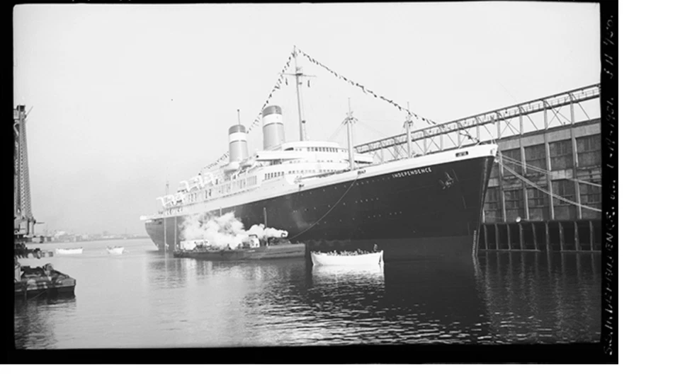 SS INDEPENDENT bote salvavidas Davit Builder’s Plate – Marine Safety Equipment Corp Foto 2 de 3