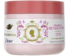 Dove Limited Ed BRIDGERTON Raspberry Rendezvous BODY SCRUB 15 oz. NEW