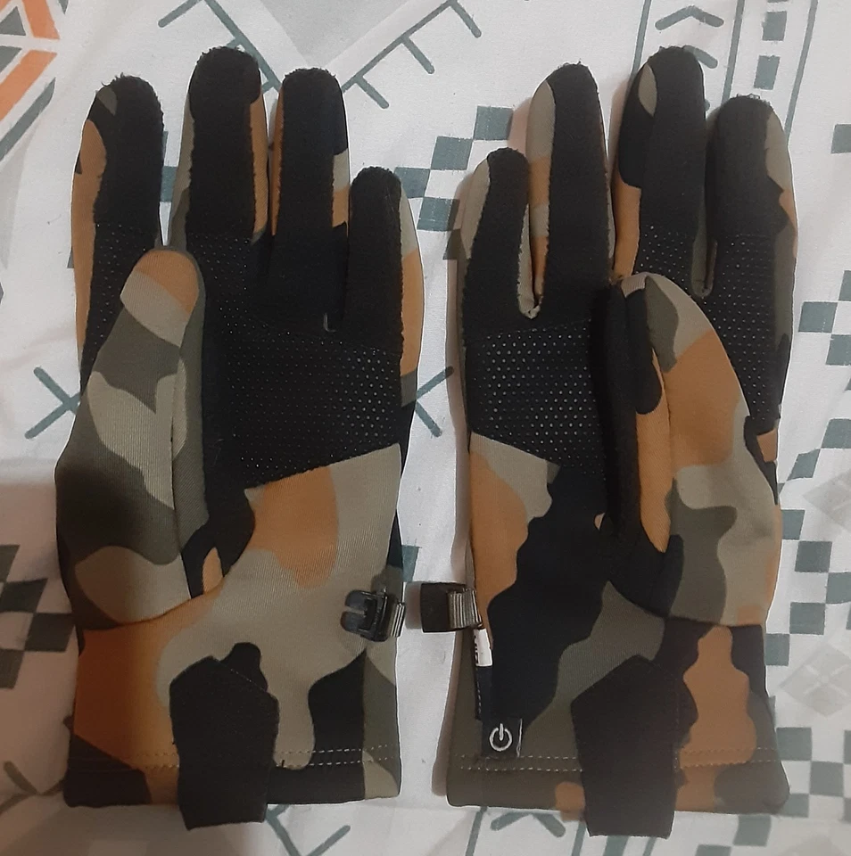 The North Face Youth Junior Camo Ski Gloves Size Large - Image 2 of 3