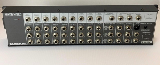 Mackie Mixer Mixer Unity Gain Combiner
