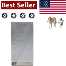 Replacement Flap for Ruff Weather Small Pet Door - Clear Vinyl Flap 5" x 9.25"