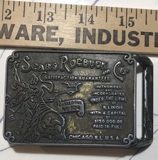 vintage sears roebuck Belt Buckle