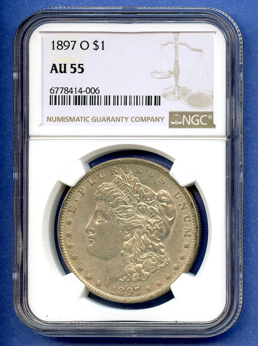AU 55 Graded 1897 Year Morgan US Dollars (1878-1921) for sale | eBay