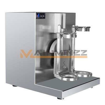 New Double-frame Auto Bubble Boba Tea Milk Shaker Shaking Making Machine 220V #c