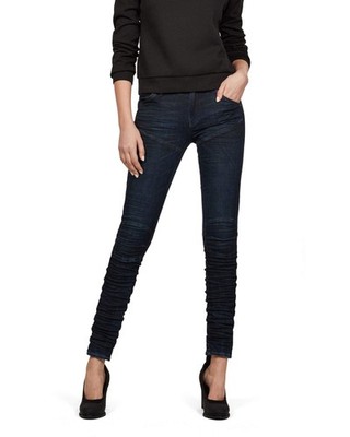 G-Star Damen Jeans 5620 Staq 3d Mid Skinny wmn 3D cobler processed Navy  W25 L30