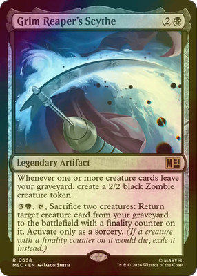 MTG Grim Reaper's Scythe FOIL MSC English