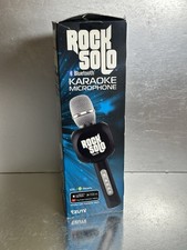 New Rock Solo Bluetooth Karaoke Microphone iOS Ready w/ Smartphone Holder