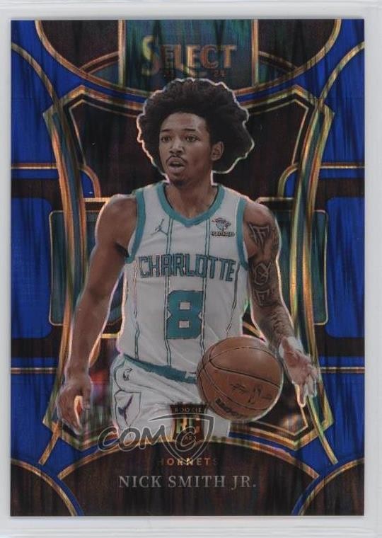 2023 Panini Select Mezzanine Level Blue Flash Prizm 50/99 Nick Smith Jr #310 0ch