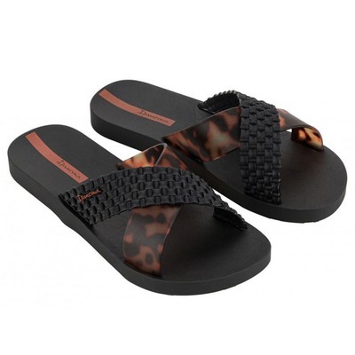 Ipanema Sense Slide Damen-Flip-Flops, schwarz, Riemen, geflochten 39
