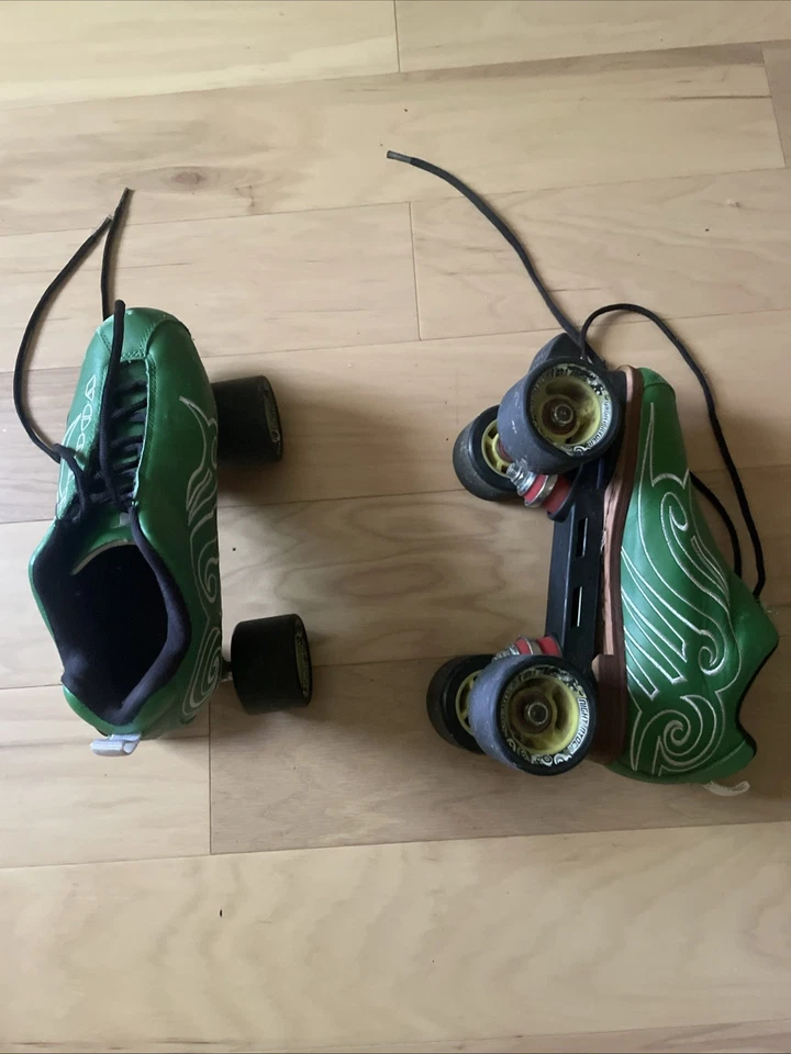 Patines Labeda Voodoo U7 Night Ryder ruedas talla 6 verde Foto 2 de 3