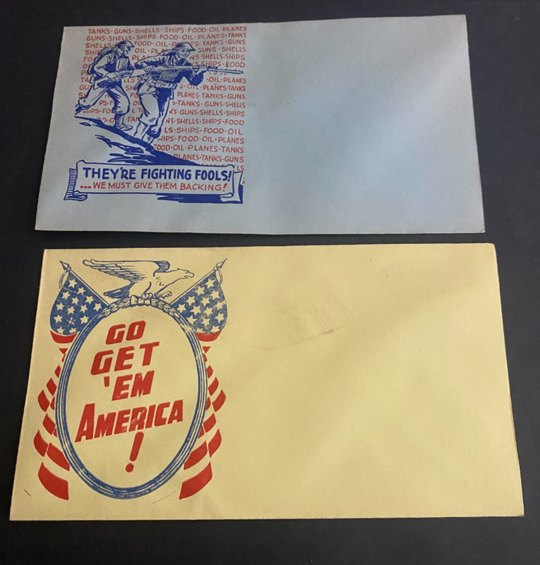 22 Patriotic World War II Cachets Not Used - Covers  $30