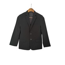 Calvin Klein Boys 12 Charcoal Gray Blazer Suit Jacket Formal Wedding