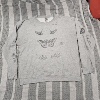 Harry Styles Tattoo ''Styles 94'' Graphic Print Fleece Crewneck  Size L