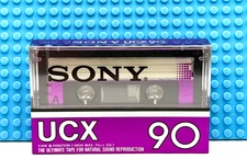SONY  UCX   90  1982  USA  TYPE II   CASSETTE TAPE  (1) (SEALED)