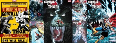 GODZILLA VS THOR    Cover Select  MARVEL *IN HAND 2025 **NEW**