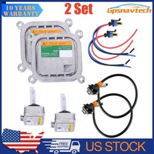 2 HID Xenon Ballast Control Unit Computer D3S Bulb Kit For 2010-19 Ford Mustang