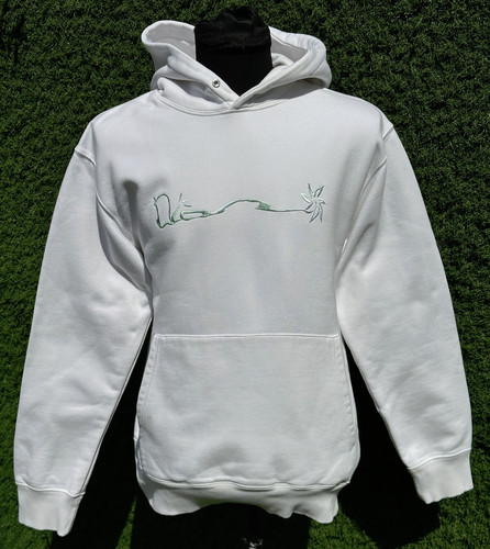Dior x Cactus Jack Oversized Embroidered Cotton Pullover Hoodie Size L Rare