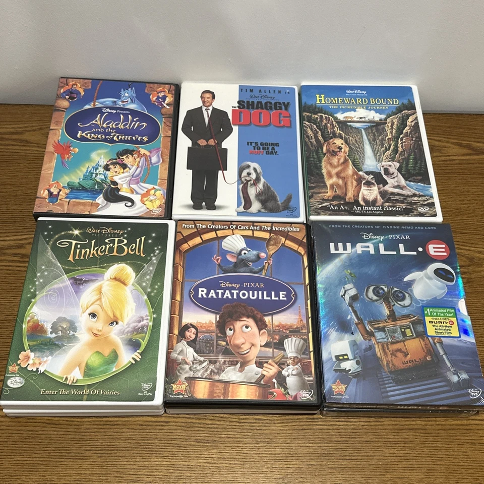 Lot of 24 Disney Family DVD Movies - Toy Story, Narnia, & MORE! Foto 3 de 4
