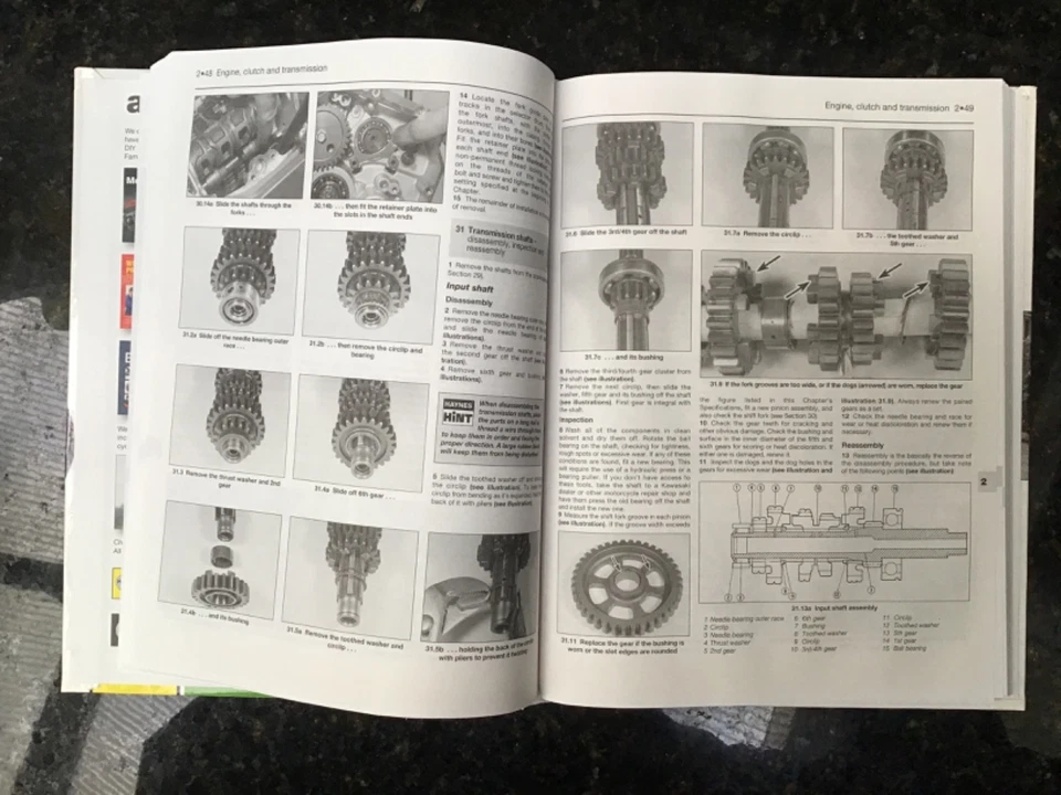 KAWASAKI ZX600 & 636 (Ninja ZX-6R) 1995 to 2002 SERVICE REPAIR MANUAL BY HAYNES - Image 3 of 4