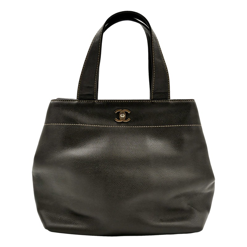 CHANEL Classic Quilted Tote Bag 95280 in Black Caviar Leather