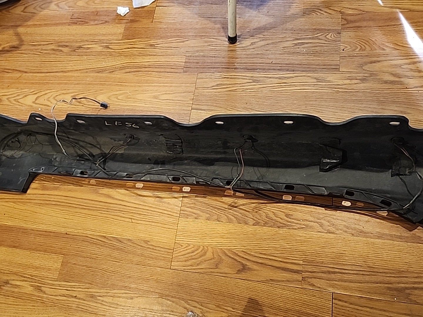 BRABUS 2003-2008 MERCEDES SL500 LEFT PASSENGER SKIRT ROCKER PANEL BLACK OEM