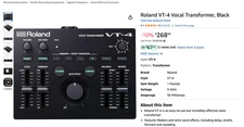 Roland VT-4 Voice Transformer AIRA Vocal Effect Processor New USA STOCK