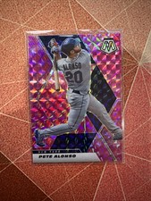2021 Panini Mosaic PETE ALONSO Camo Pink Mosaic Prizm SP #120 New York Mets