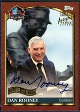 2000 Topps Hall of Fame Dan Rooney Auto #HOF4
