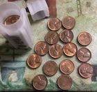 1957-D 1C Lincoln Cent ROLL. AU+——Some Toning