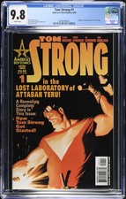 TOM STRONG #1 CGC 9.8 ALAN MOORE STORY ALEX ROSS COVER 1999 AMERICAS BEST COMICS