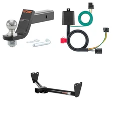 CURT Class 3 Towing Kit Trailer Hitch, Wiring, Ball Mount - 13513, 56332, 45856