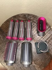 Dyson Styler Airwrap Hair Dryer Attachments ATTACHMENTS ONLY Fuchsia/Nickel
