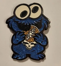 Steal Your Face Cookie Glitter Variation Lapel Hat Pin