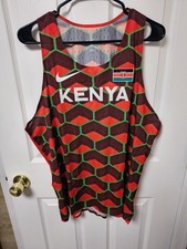 Nike Pro Elite Kenya Team Track Singlet CI8113-602 MADE IN USA Men's Size XL