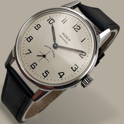 Adex 34mm 1970s Mechanical Männer Vintage Watch Fully Working Cal. cupillard 233