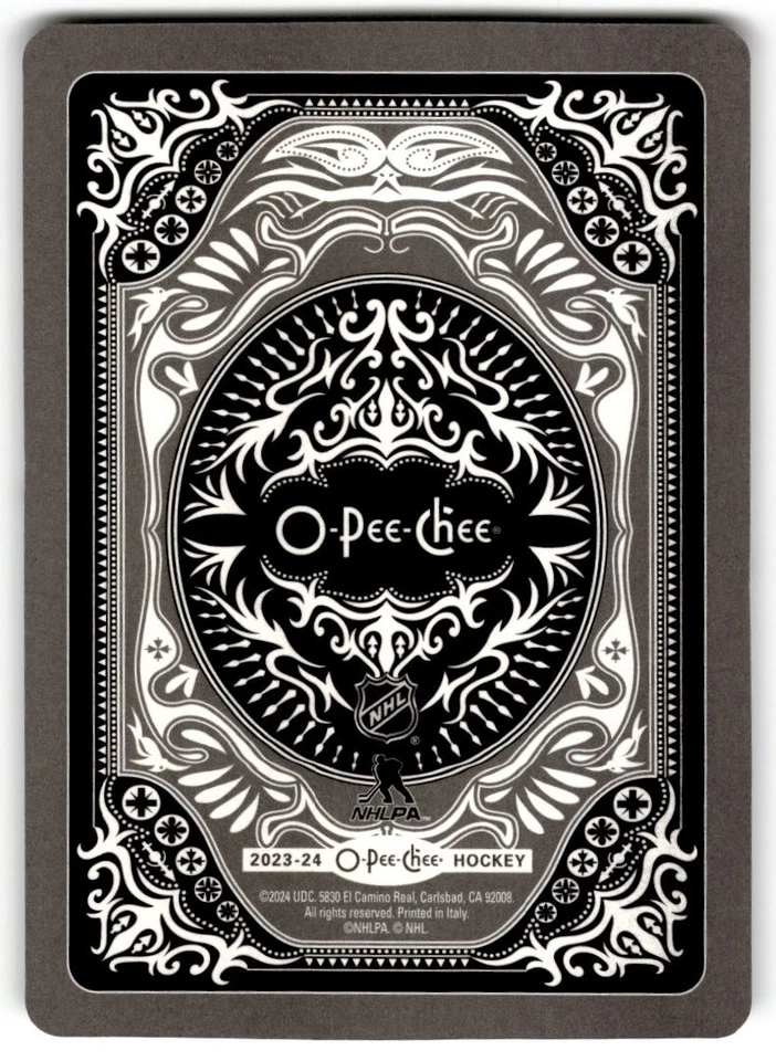 Luke Hughes 2023-24 O-Pee-Chee Playing Cards Rookie #3C New Jersey Devils - Image 2 of 2